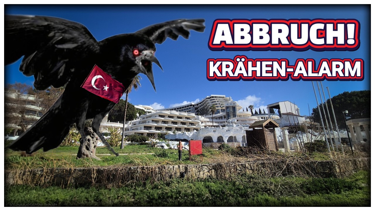 ABBRUCH im verlassenen Hotel! Krähen schlagen Alarm (Türkei Lost Place)