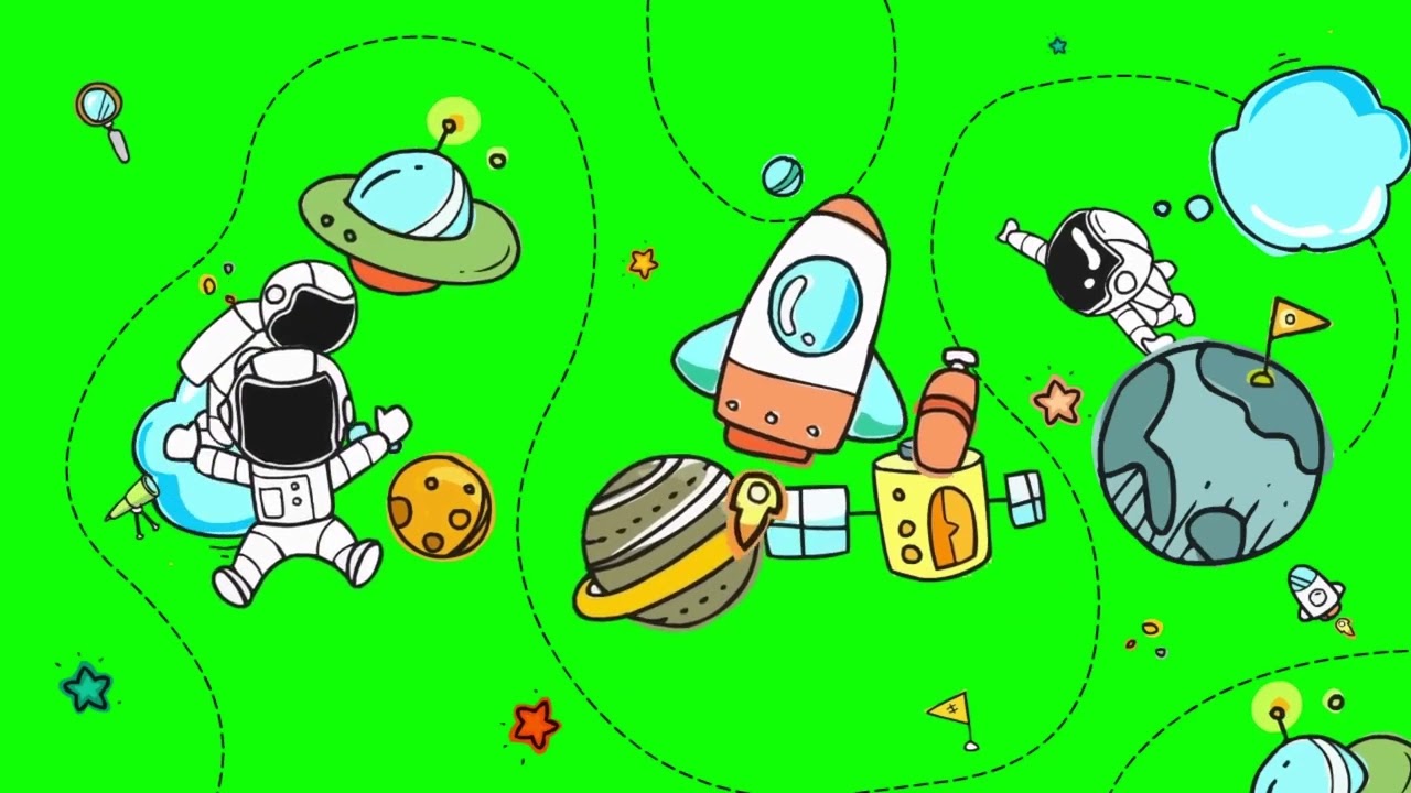 Kids Space Playing Green Screen | 101 tags