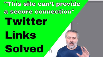 Twitter Links Issue "This site can’t provide a secure connection" Solved in Chatterscan