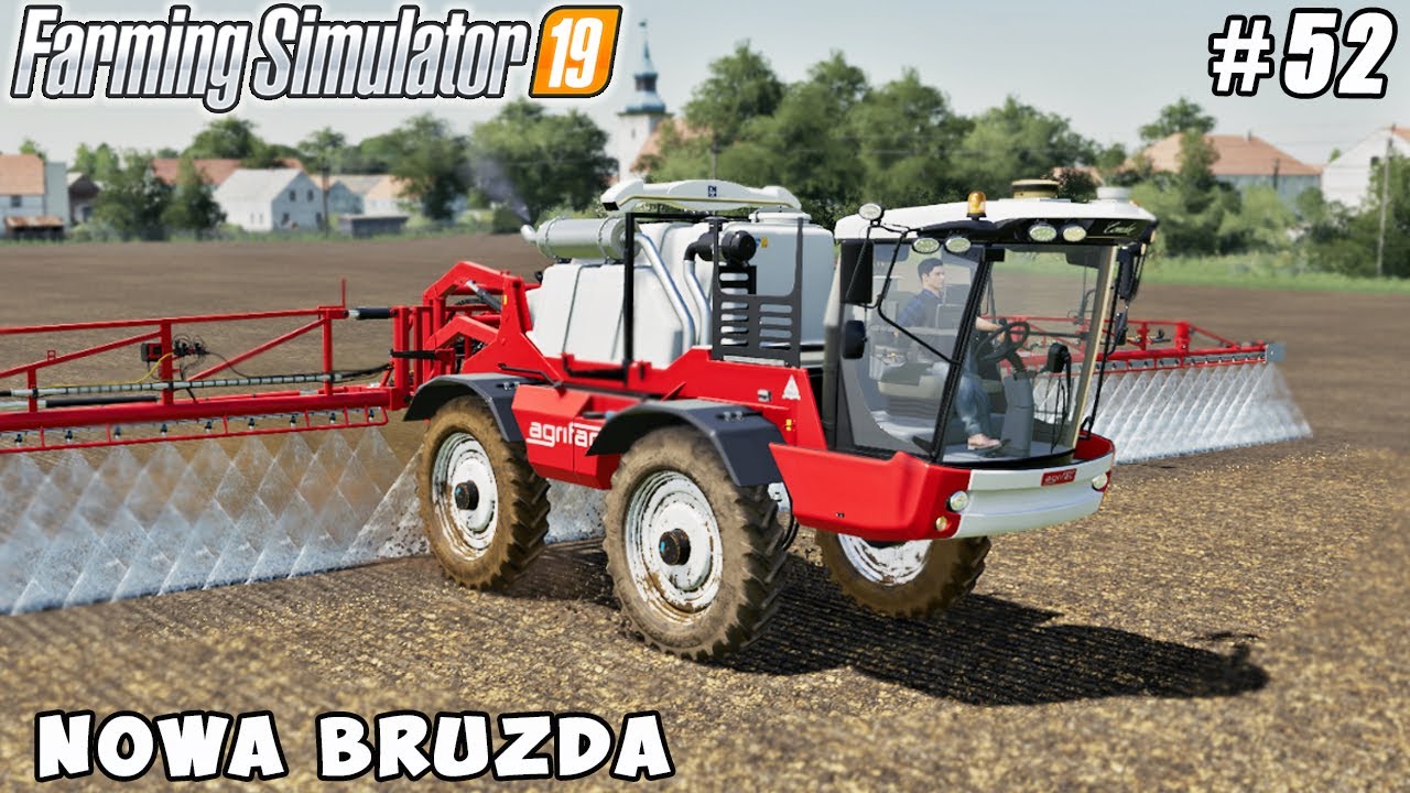 New sprayer, cow care, mowing grass with a new mower | Nowa Bruzda | Farming simulator 19 | ep #52