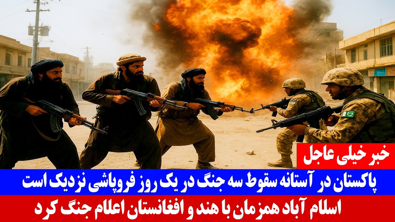 خبر خیلی عاجل : پاکستان در آستانه سقوط سه جنگ در یک روز فروپاشی نزدیک است