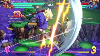 DRAGON BALL FighterZ Trunks 1 bar corner combo