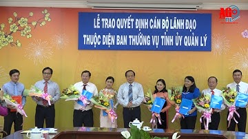 Trao quyết định bổ nhiệm, điều động, luân chuyển cán bộ lãnh đạo
