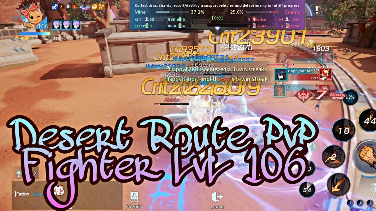 Dragon Raja Desert Route PvP - Lvl 106 Fighter