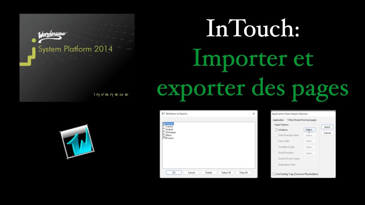 Importer Des Marqes Pages En Gardant Les Anciens InTouch - Importer et Exporter des pages - YouTube
