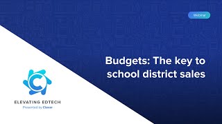 Budgets, the key to school district sales with Jess Gartner, Allovue