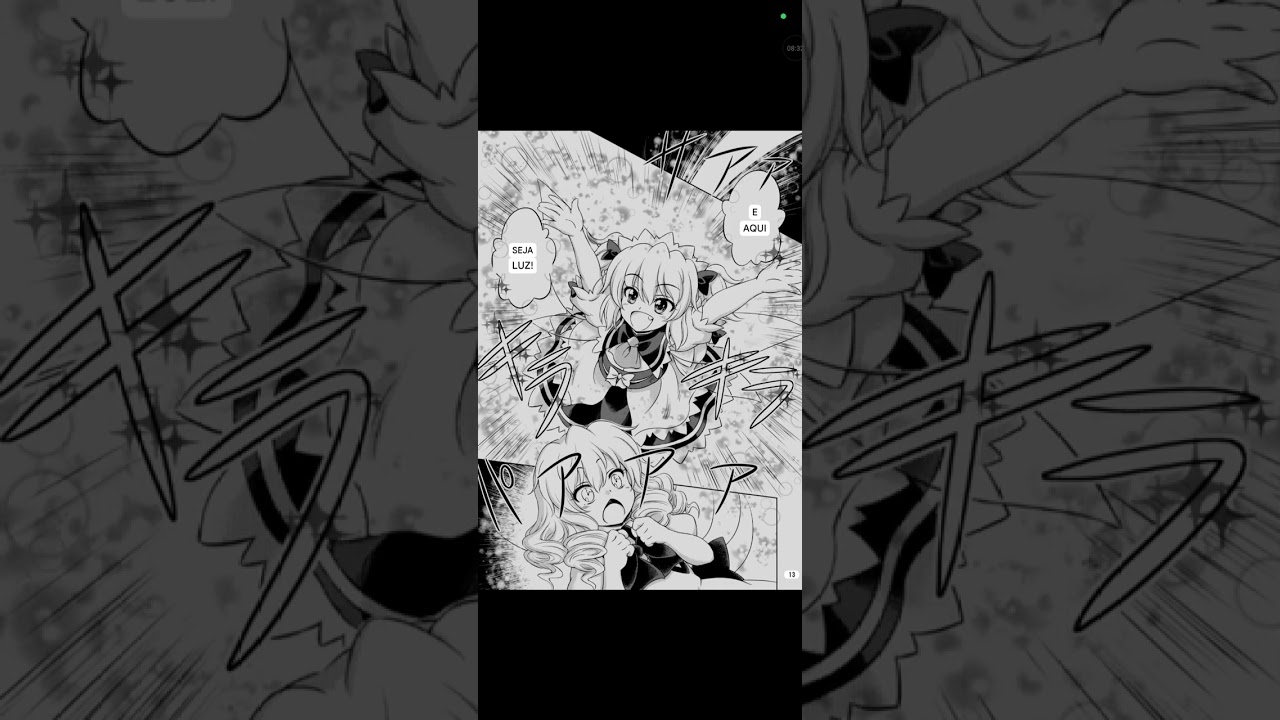 Touhou Manga: A História da Sunny milk conhecendo a luna child 