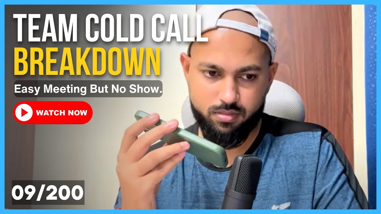 🔥 SMMA Cold Call Success: meeting booked but No showup Don't worry 📞💼
