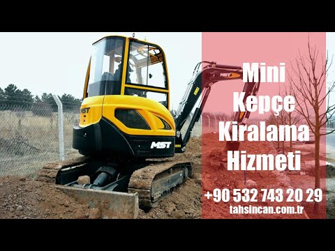 Kiralık Mini Kepçe — Tahsincan İş Makinaları YouTube videosu