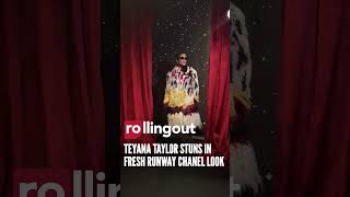 Teyana Taylor Stuns in Fresh Runway Chanel Look