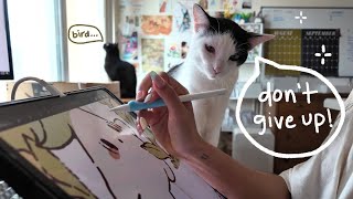 busy week as a ✦ full time artist ✦ 🌱 drawing & creating products for the 🍂 fall update