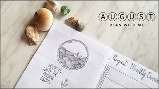 PLAN WITH ME | August 2018 Bullet Journal Setup