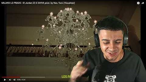 REACCION A MILANO LO PRADO - El Jordan 23 X SHIVA prod. by Nes, Toro (Visualizer)