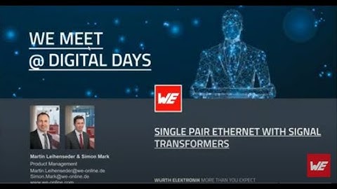 Single Pair Ethernet with Signal Transformers