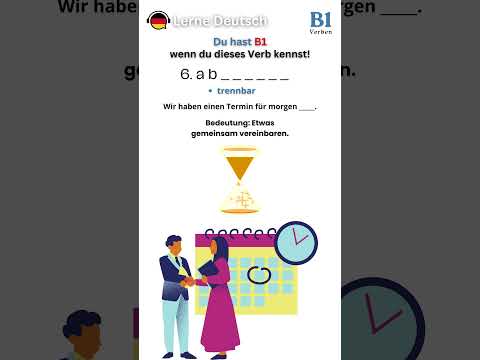 Deutsche Verben B1