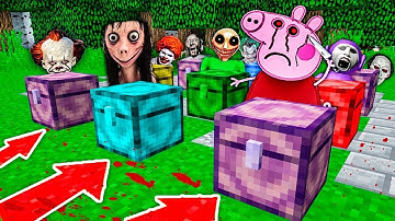 Minecraft - NOOB vs PRO vs HACKER vs GOD : SCARY PORTAL IN CHEST CHALLENGE ! AMV SHORT Animation