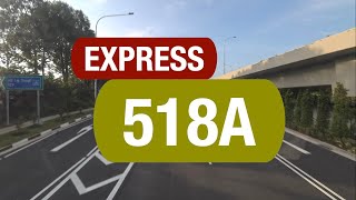 Go-Ahead Express 518A | Bus Service Route Visual