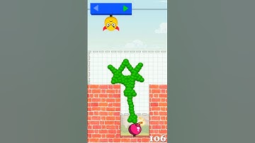 Draw To Smash logic puzzle brain game level 106  #gaming  #shorts #youtubeshorts  #shortfeed