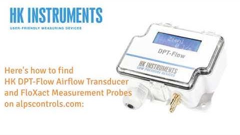 HK Instruments DPT-Flow Airflow Transducer and FloXact Measurement Probes