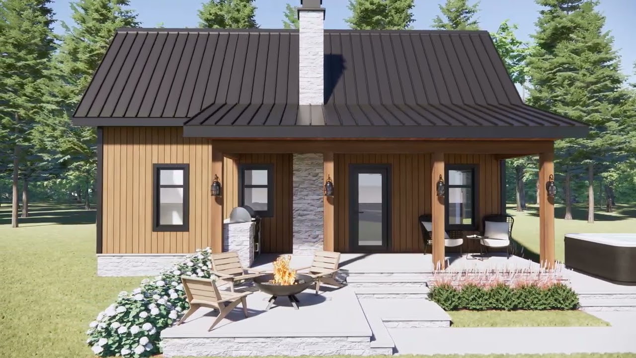 Front Porch Inspiration: Lounge Area and Jacuzzi for the Perfect Outdoor Retreat - Front Porch Goals