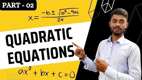 Quadratic Equations | Class 10 MATHS | ICSE | session: 2023-24 | PART - 02 | VEPS Classes