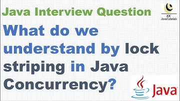 What do we understand by lock striping ? || Java Concurrency Interview Question