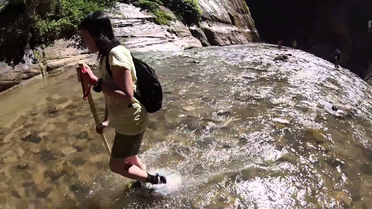 Utah Zion National Park Hiking The Narrows YouTube