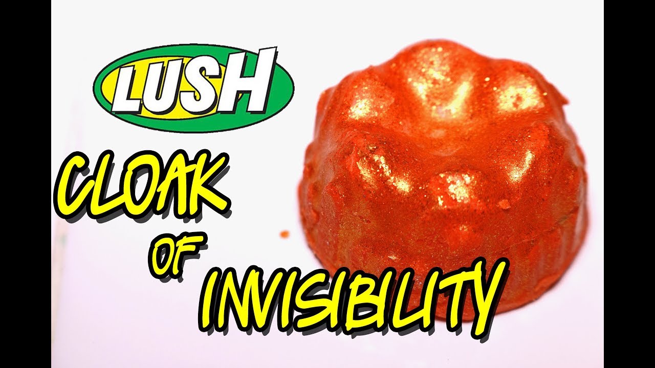 LUSH - CLOAK OF INVISIBILITY Luxury Bath Oil - DEMO - Underwater - REVIEW