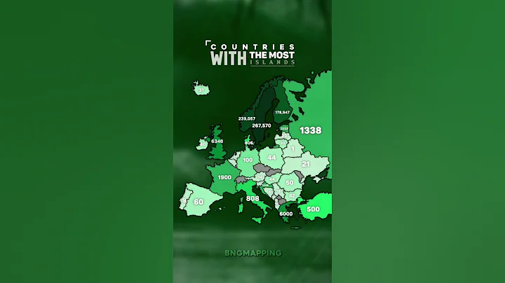 How many islands does your country have? 🏝️ #shorts #mapping #viral #fyp #maps