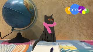 Если бы котики ходили в школу. —— cartoon cat