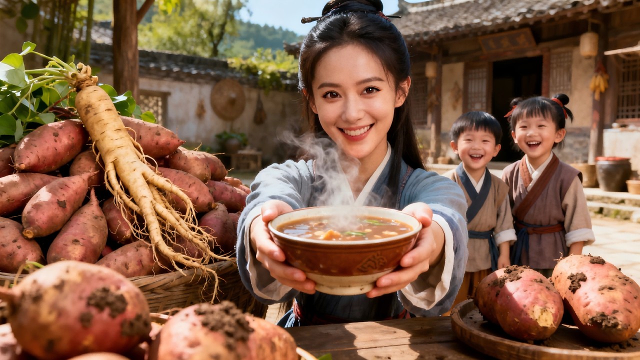 一睜眼變棄婦？我靠系統種田經商逆天翻身！紅薯人參隨手撿，胡辣湯一賣爆城，全家跟我吃香喝辣！#短劇 #drama