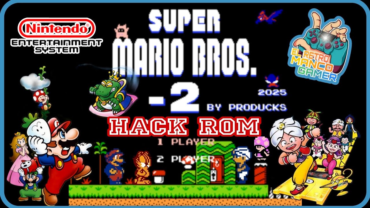 🍄 Super Mario Bros. 2 HACK 2025 para el FamilyGame