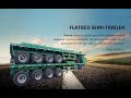 Flatbed Semi Trailer | High quality flat bed trailer from ST TRAILER