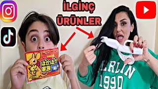 Efe İle Ti̇ktok Ve İnstagramdaki̇ İlgi̇nç Ve Saçma Ürünleri̇ Deni̇yoruz