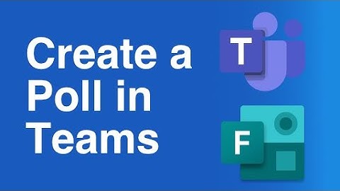 Een snelle peiling maken in Microsoft Teams