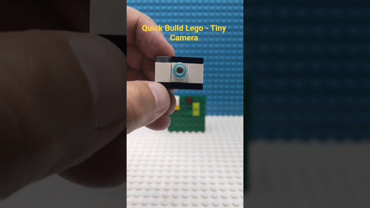 Quick Build Lego - Tiny Camera #lego #buildlego #camera #tiny #video #hobbies