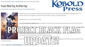 Project Black Flag Update Regarding SRD 5.1 in Creative Commons | Nerd Immersion