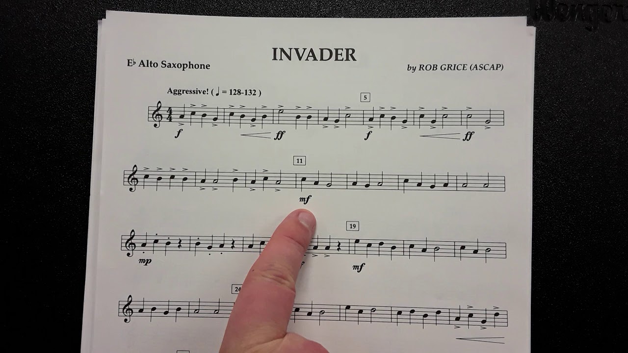 Invader for Alto Sax