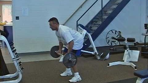 The Stavrou Method Intermediate Phase 1 Day 2 Bent Over Rows EZ Curl Bar Supinated Grip