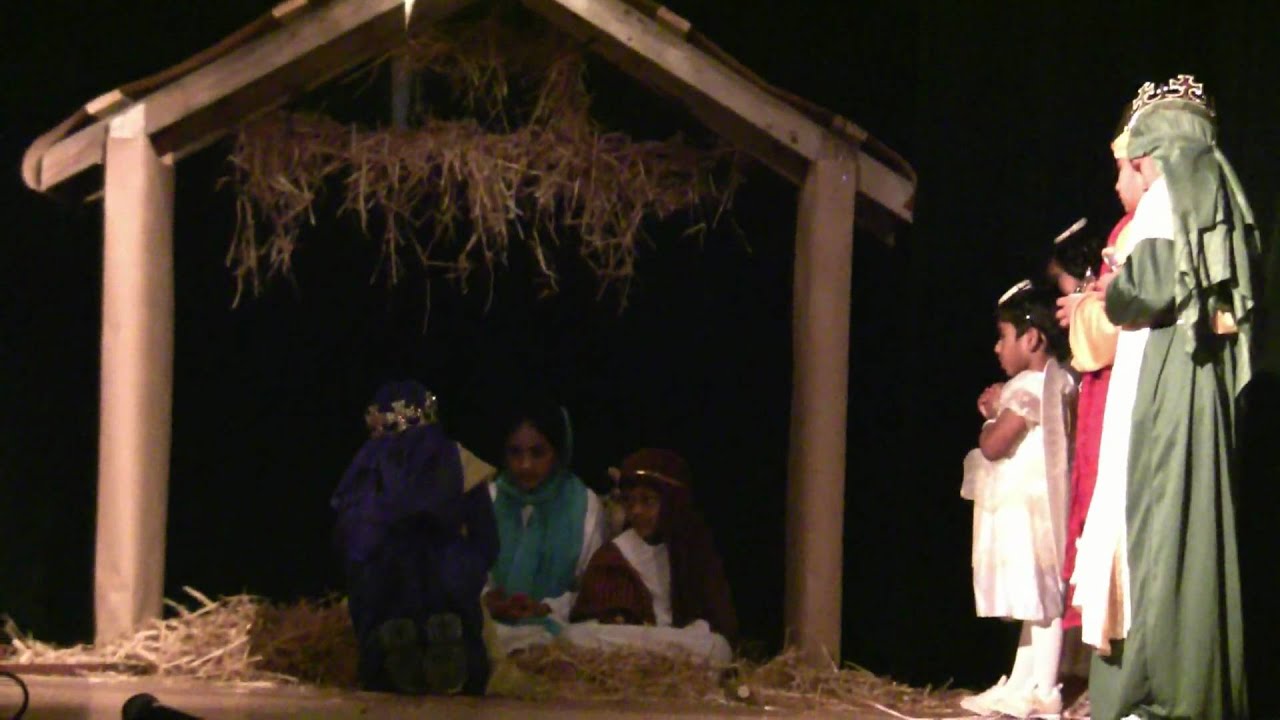 nativity play by sunday school students of st thomas christmas skit ideas