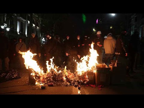 ვითარება საპროტესტო აქციაზე