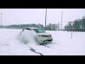 дрифт по снегу Nissan Murano z51