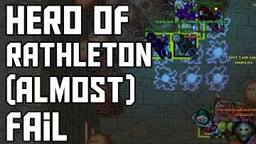 [Tibia Highlight] Hero of Rathleton (Almost) Fail