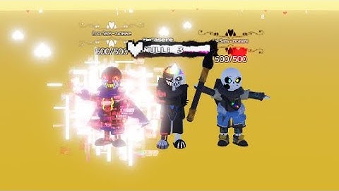 Undertale Timeline Collapse - Solo Error and Ink Bosses