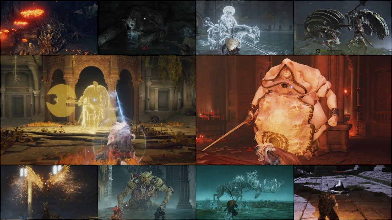 Elden Ring | My Early Game Boss Compilation - YouTube