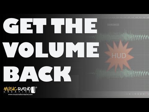 How To Get The Volume Control Back in Adobe Audition (HUD)