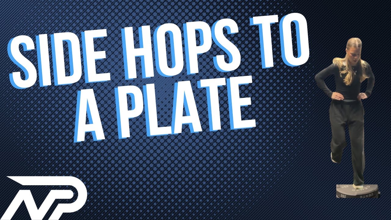 Как выполнить прыжок в сторону на одной ноге к площадке (быстро и контролируемо)