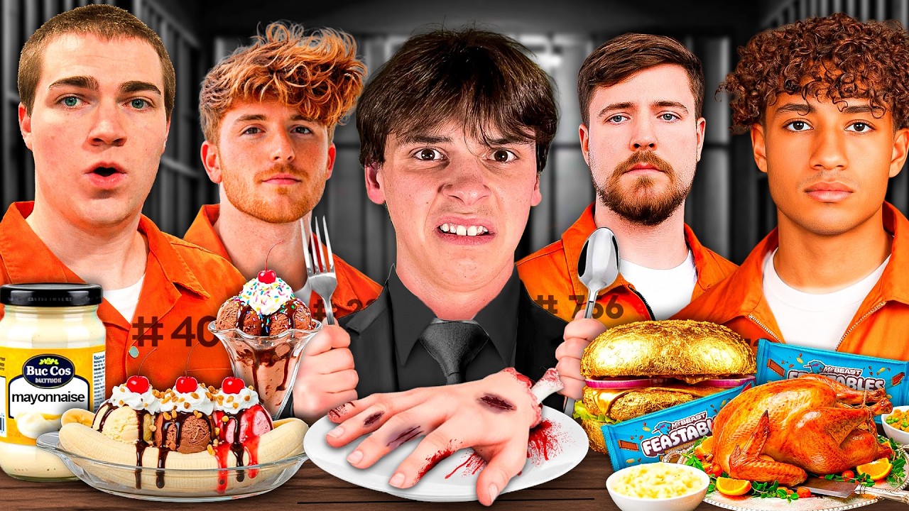 Eating Roblox YouTubers LAST MEALS..