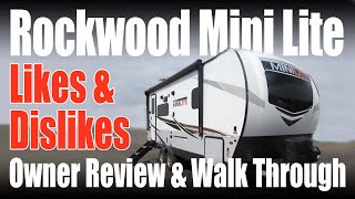 2022 ROCKWOOD MINI LITE 2205S Travel Trailer Owner Walk Through Review Flagstaff Micro Lite 22FBS
