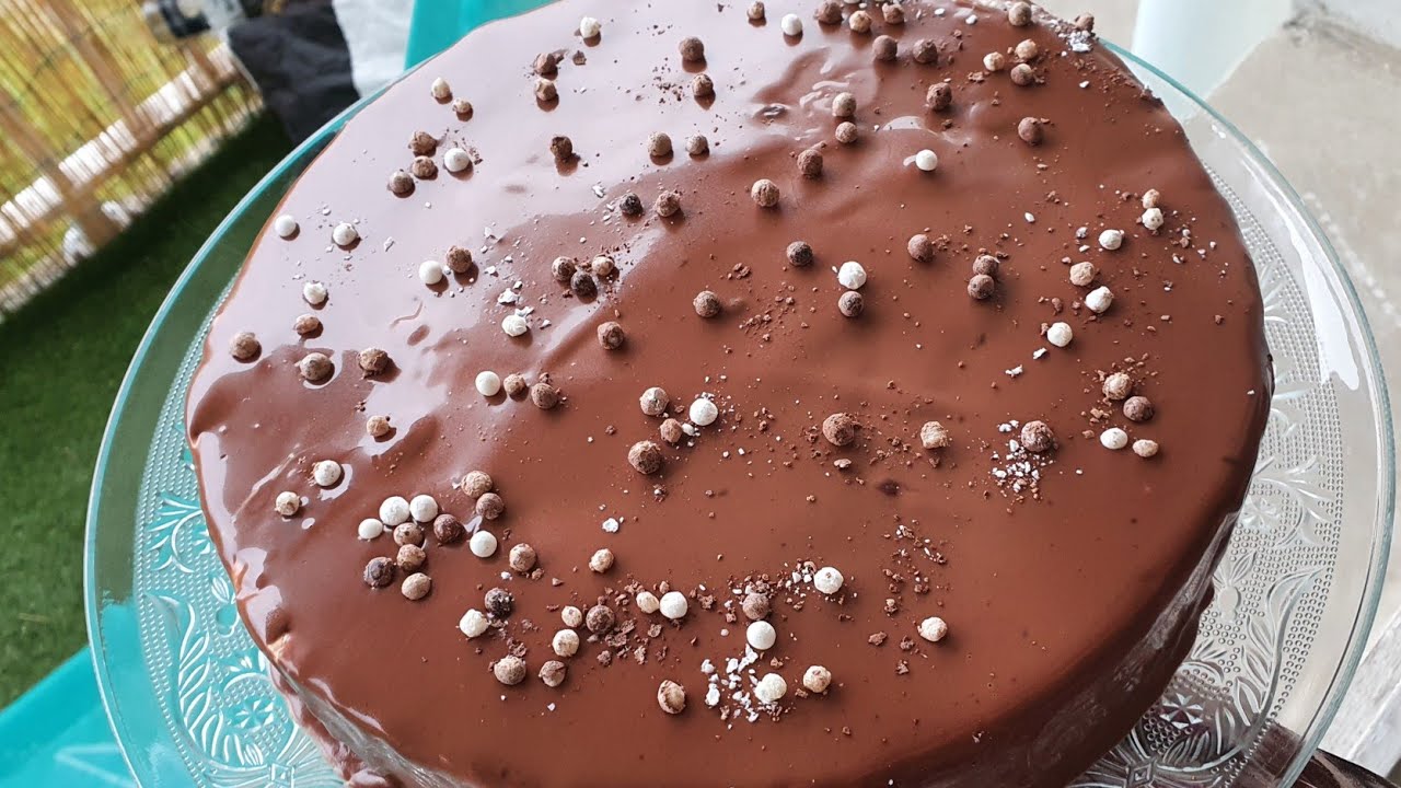 Entremet praliné et vanille